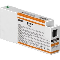 CARTUCCIA ORIGINALE EPSON C13T54XA00 T54XA ARANCIONE 350ML SC-P6000