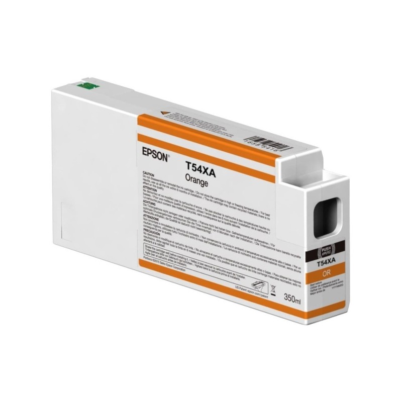 CARTUCCIA ORIGINALE EPSON C13T54XA00 T54XA ARANCIONE 350ML SC-P6000