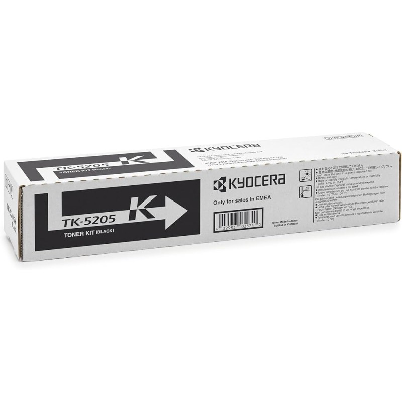 TONER ORIGINALE KYOCERA 1T02R50NL0 TK5205BK TK5205K TK-5205K NERO Copystar CS356