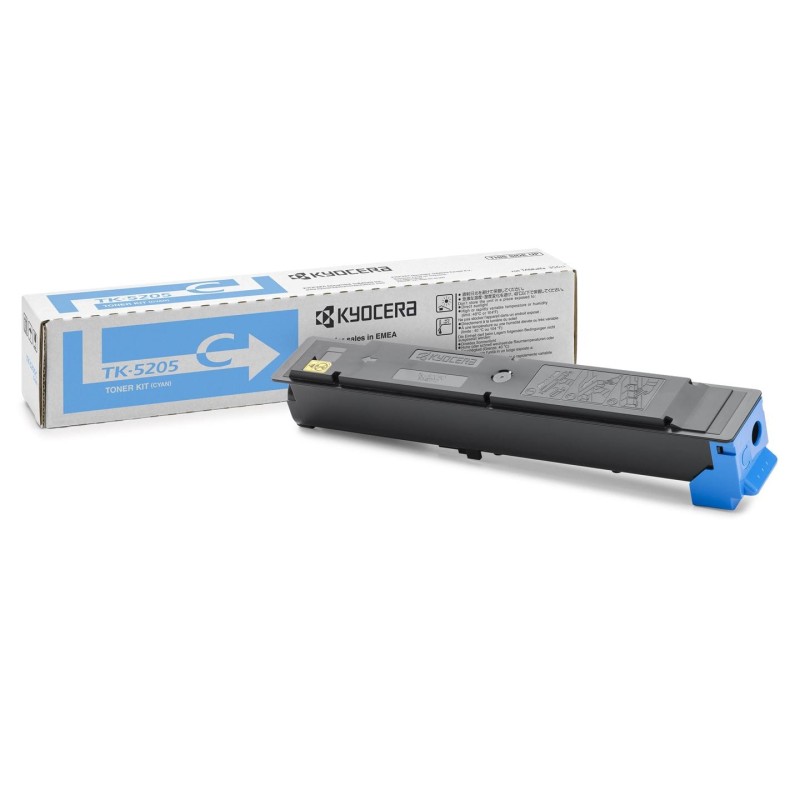 TONER ORIGINALE KYOCERA 1T02R5CNL0 TK5205C TK-5205C 1T02R5CNL0 CIANO Copystar CS356