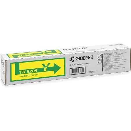 TONER ORIGINALE KYOCERA 1T02R5ANL0 TK5205Y TK-5205Y GIALLO Copystar CS356