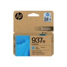 CARTUCCIA ORIGINALE HP 937e CIANO 4S6W6NE OfficeJet Pro 9110b