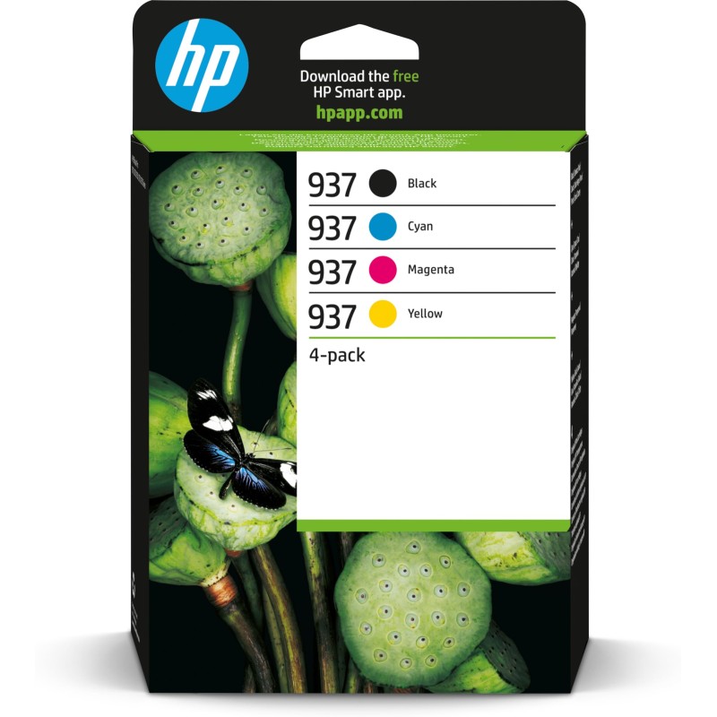 MULTIPACK CARTUCCIA ORIGINALE HP 937 6C400NE OfficeJet Pro 9110b BCYM