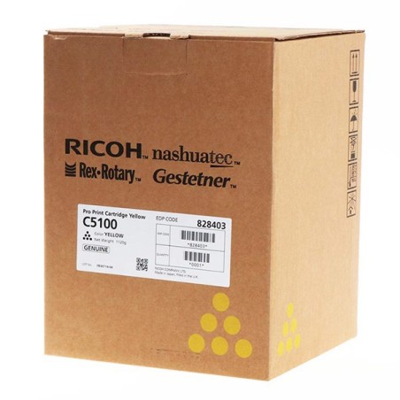 TONER ORIGINALE RICOH PRO C5100 C5110 828403 GIALLO