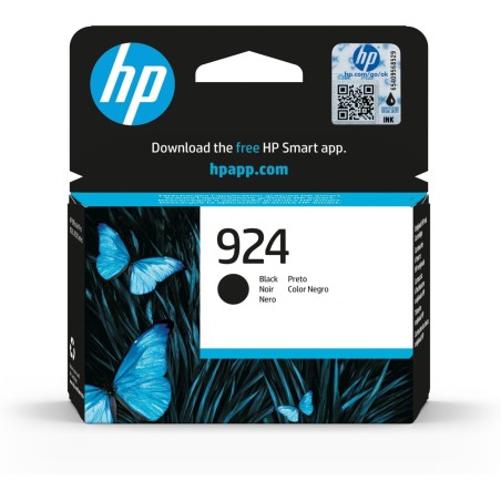 CARTUCCIA ORIGINALE HP 924 4K0U6NE NERO OfficeJet PRO 8122e AiO