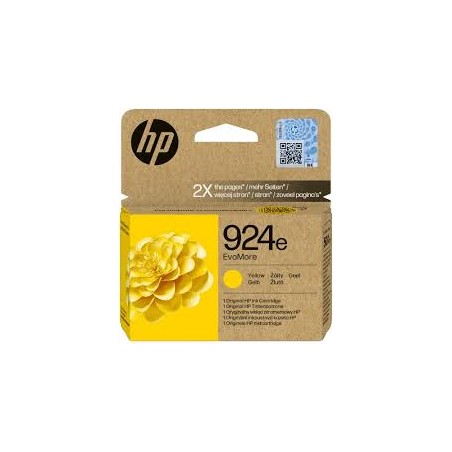 CARTUCCIA ORIGINALE HP 924e 4K0U9NE GIALLO OfficeJet PRO 8122e AiO