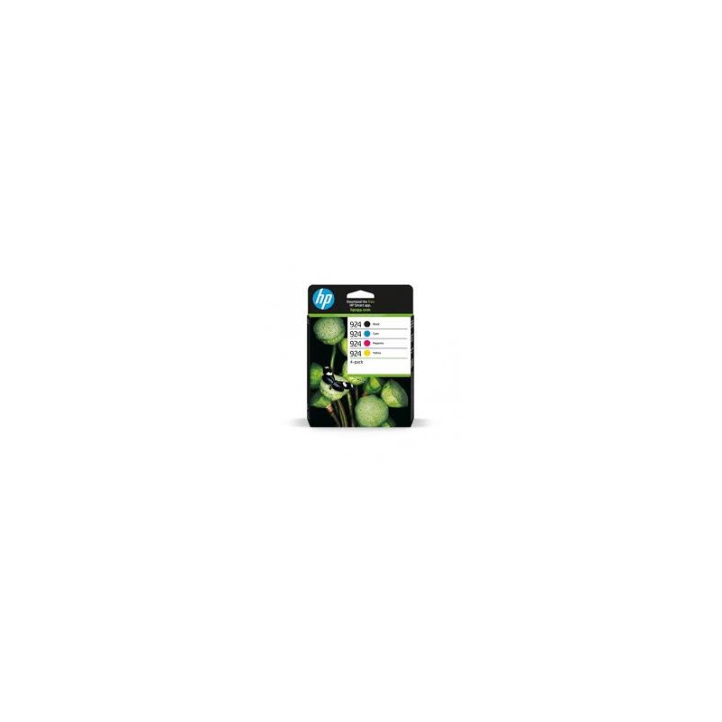 MULTIPACK CARTUCCIA ORIGINALE HP 924 6C3Z1NE BK CY MA JE OfficeJet PRO 8122e AiO