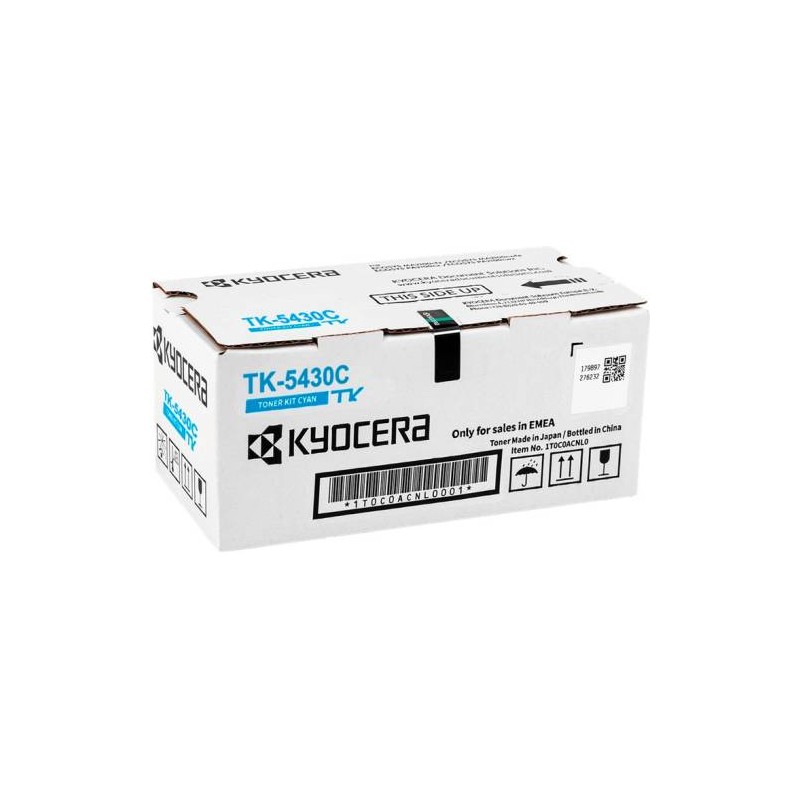 TONER ORIGINALE KYOCERA ECOSYS MA2100cfx TK-5430C TK5430C 1T0C0ACNL1 CIANO 1.25K