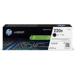 TONER ORIGINALE HP W2200X 220X LaserJet Pro 4202 4302 4303 NERO
