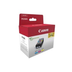 MULTIPACK CARTUCCE ORIGINALI CANON 2934B015 CLI521M CLI521C CLI521Y Pixma IP3600 MP540