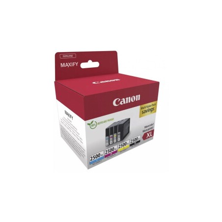 MULTIPACK 04 CARTUCCE ORIGINALE CANON PGI-2500XL PGI-2500 XL Maxify iB4000 9254B010