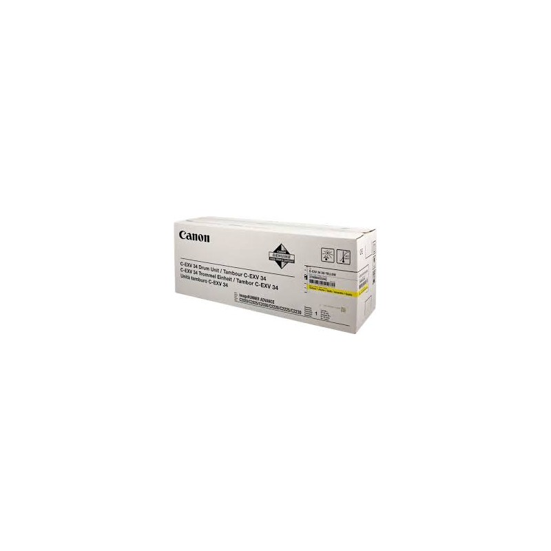 GRUPPO TAMBURO ORIGINALE CANON CEXV34 3789B003 GIALLO IMAGERUNNER C2025i