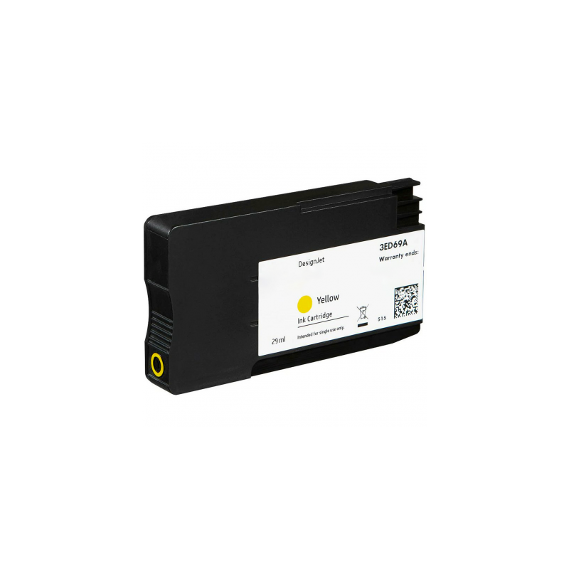 CARTUCCIA COMPATIBILE HP 712 3ED69A GIALLO DesignJet Studio 24 Zoll DesignJet T230