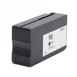 CARTUCCIA COMPATIBILE HP 712XL 3ED71A NERO DESIGNJET STUDIO 24 ZOLL 80ML