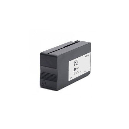 CARTUCCIA COMPATIBILE HP 712XL 3ED71A NERO DESIGNJET STUDIO 24 ZOLL 80ML