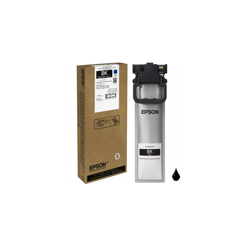 CARTUCCIA ORIGINALE EPSON C13T11D140 T11D1 NERO WorkForce Pro WF-C5300 5K