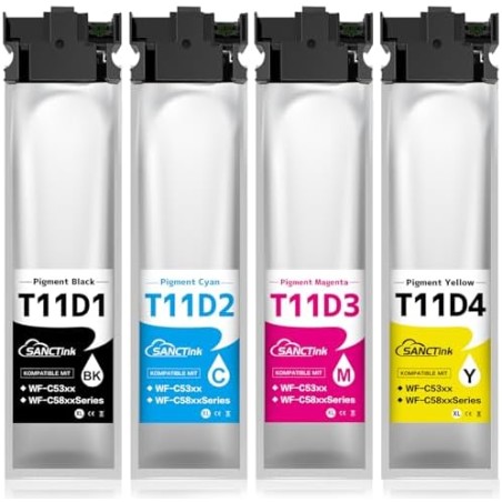 CARTUCCIA COMPATIBILE EPSON C13T11D440 T11D4 GIALLO WorkForce Pro WF-C5390 C5890 5K