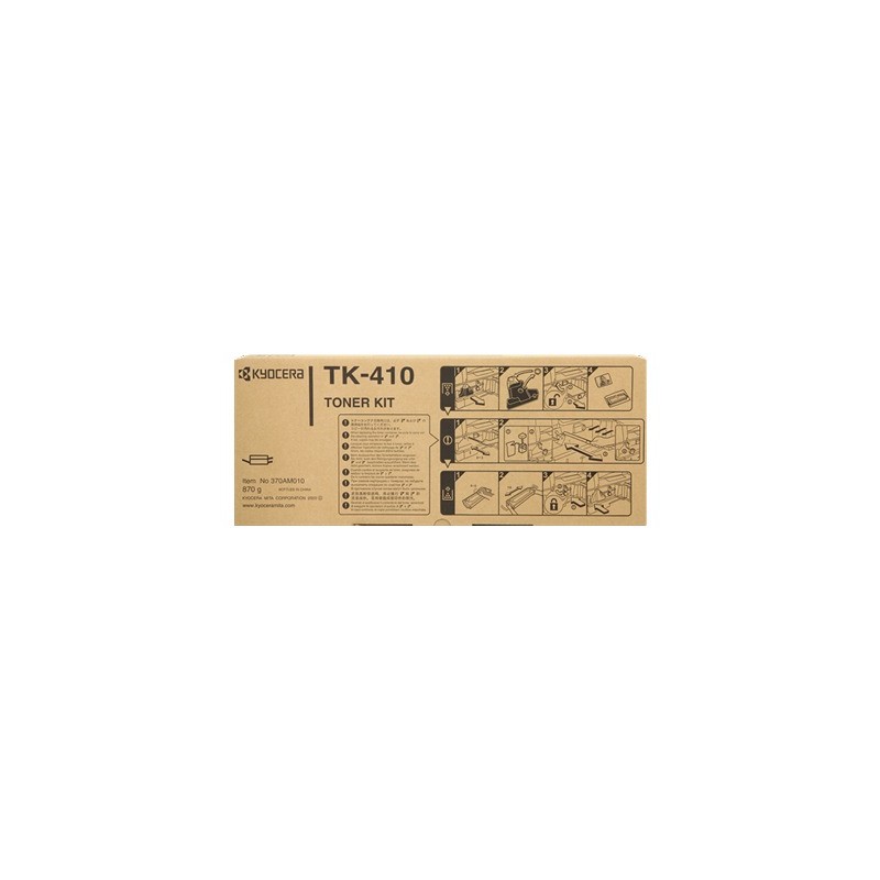 TONER ORIGINALE KYOCERA KM1620 KM1635 TK-410 TK410 370AM010 NERO 15K