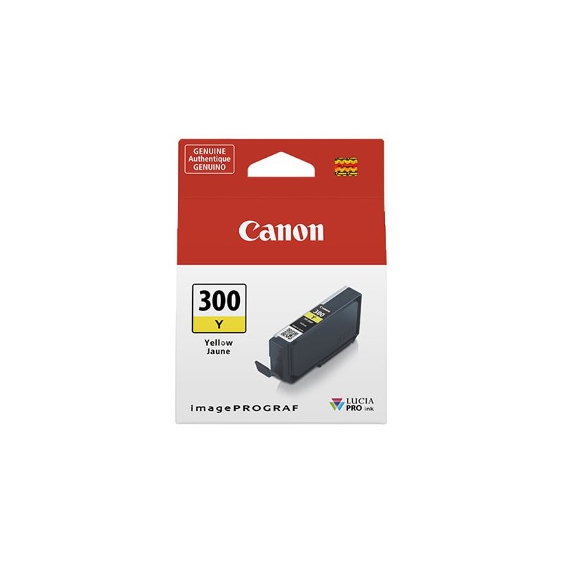 CARTUCCIA ORIGINALE CANON 4196C001 GIALLO PFI300Y IMAGEPROGRAF PRO-300