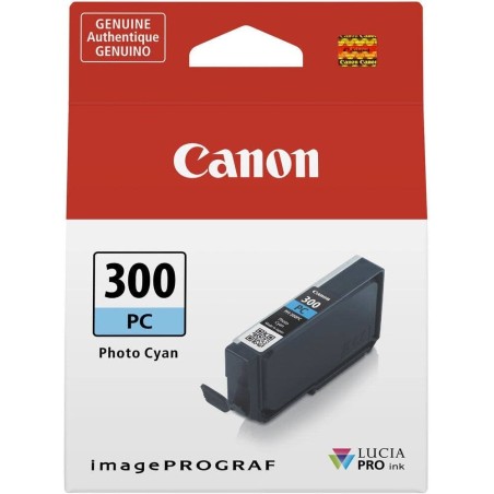 CARTUCCIA ORIGINALE CANON 4197C001 CIANO PHOTO PFI300PC IMAGEPROGRAF PRO-300