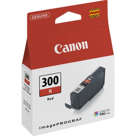 CARTUCCIA ORIGINALE CANON 4199C001 ROSSO PFI300R IMAGEPROGRAF PRO-300