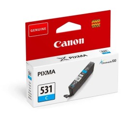 CARTUCCIA ORIGINALE CANON 6119C001 CLI531C CIANO PIXMA TS8750 TS8751