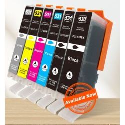 CARTUCCIA COMPATIBILE CANON 6121C001 CLI531Y GIALLO PIXMA TS8750 TS8751