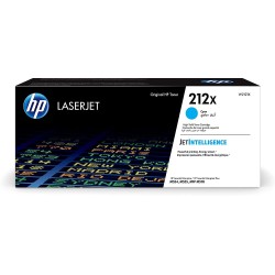 TONER ORIGINALE HP 212X W2121X CIANO COLOR LASERJET M554DN M555X