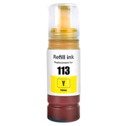 BOTTIGLIA INCHIOSTRO COMPATIBILE EPSON ECOTANK 113 GIALLO C13T06B440 ECOTANK ET-16150 ET-16680