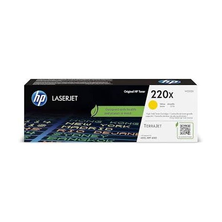 TONER ORIGINALE HP W2202X 220X LaserJet Pro 4202 4302 4303 GIALLO