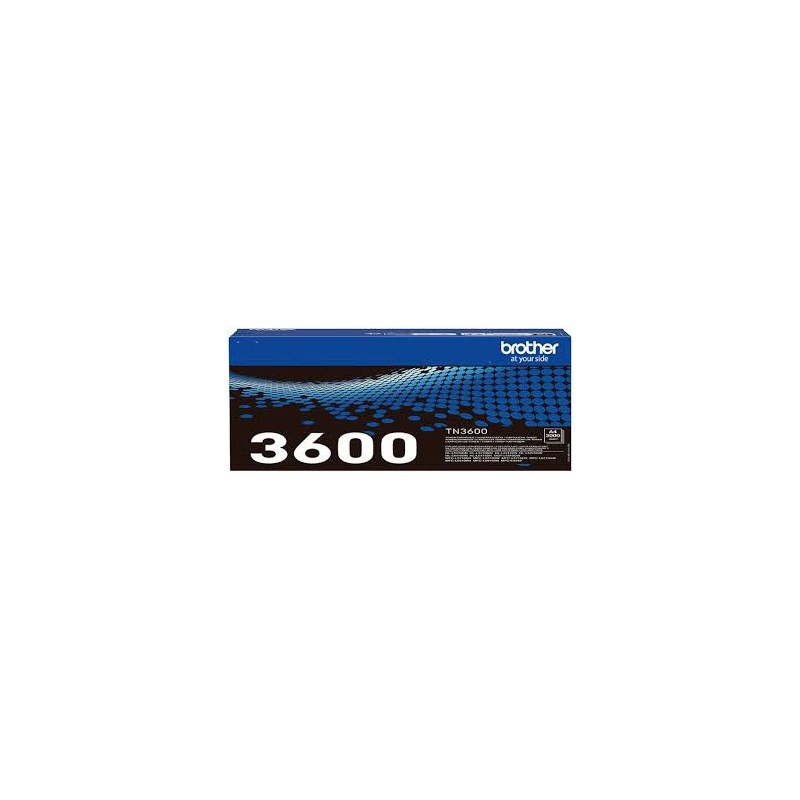 TONER ORIGINALE BROTHER TN3600 TN-3600 HL-L5210DN 3K NERO