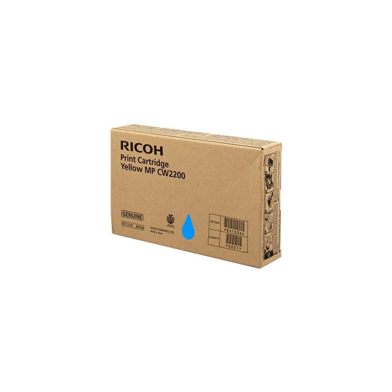 TONER ORIGINALE RICOH 841636 MP CW2200SP CIANO 100ML MP CW2200BK