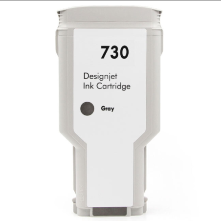 CARTUCCIA INCHIOSTRO COMPATIBILE HP 730 P2V72A GRIGIO DesignJet T1600