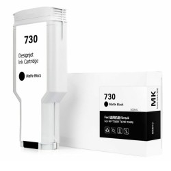 CARTUCCIA INCHIOSTRO COMPATIBILE HP 730 P2V71A NERO MATE DesignJet T1600