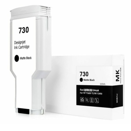 CARTUCCIA INCHIOSTRO COMPATIBILE HP 730 P2V71A NERO MATE DesignJet T1600