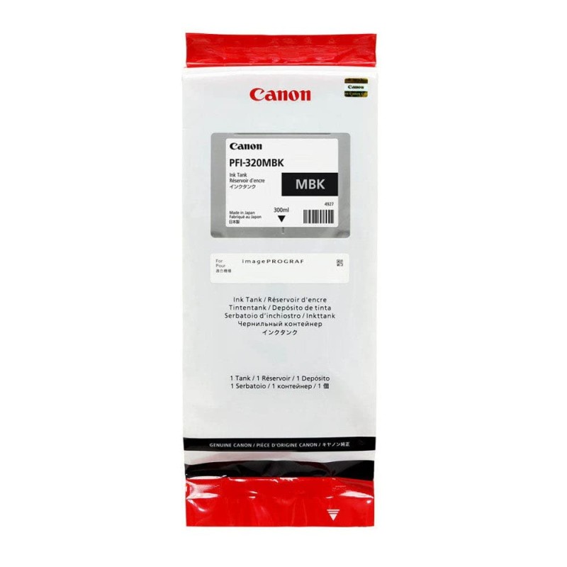 CARTUCCIA ORIGINALE PFI-320MBK NERO OPACO 2889C001 imagePROGRAF TM-200