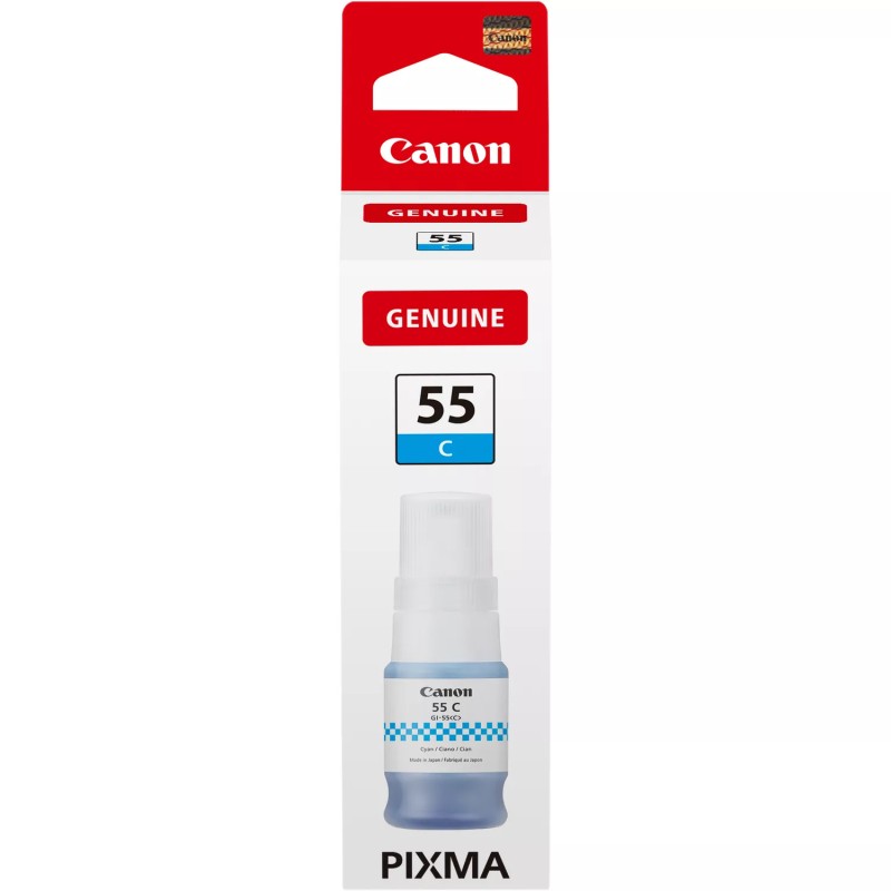 CARTUCCIA ORIGINALE CANON GI55C 6289C001 CIANO MAXIFY GX1050 GX2050