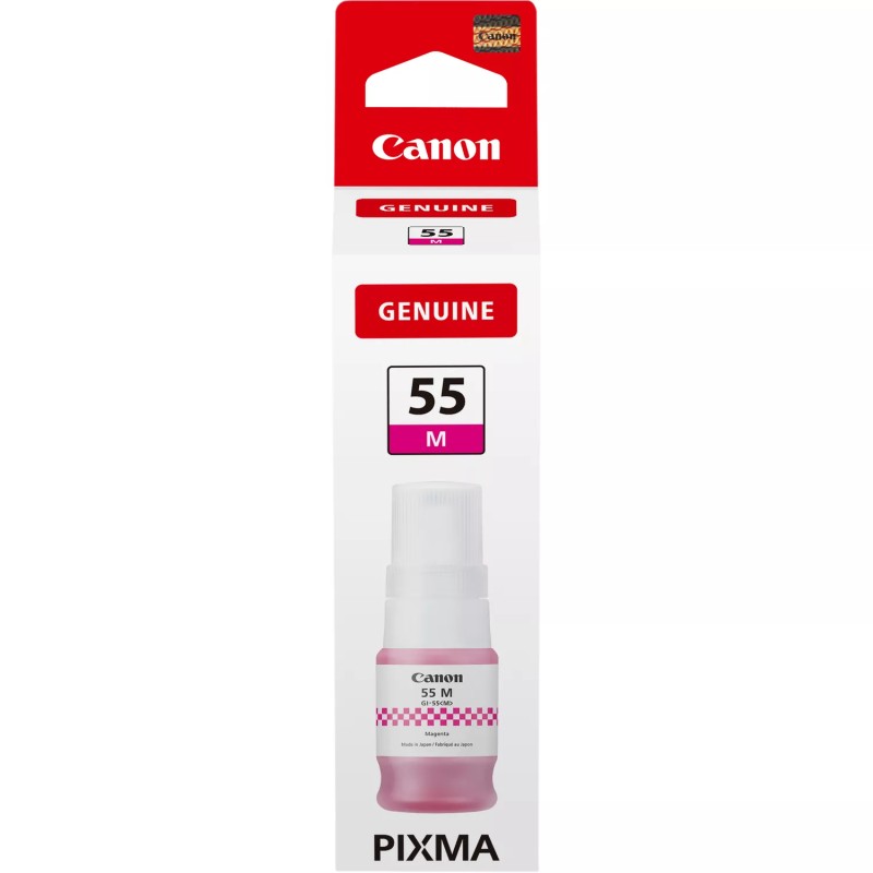 CARTUCCIA ORIGINALE CANON GI55M 6290C001 MAGENTA MAXIFY GX1050 GX2050