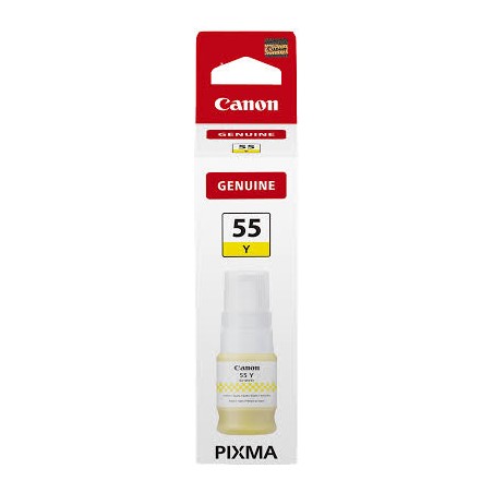 CARTUCCIA ORIGINALE CANON GI55Y 6291C001 GIALLO MAXIFY GX1050 GX2050