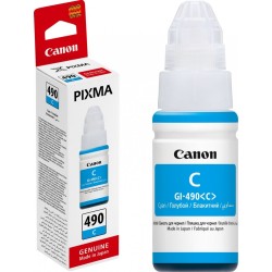 CARTUCCIA ORIGINALE CANON CIANO GI490 0664C001 GI490C Pixma G1400 G2400