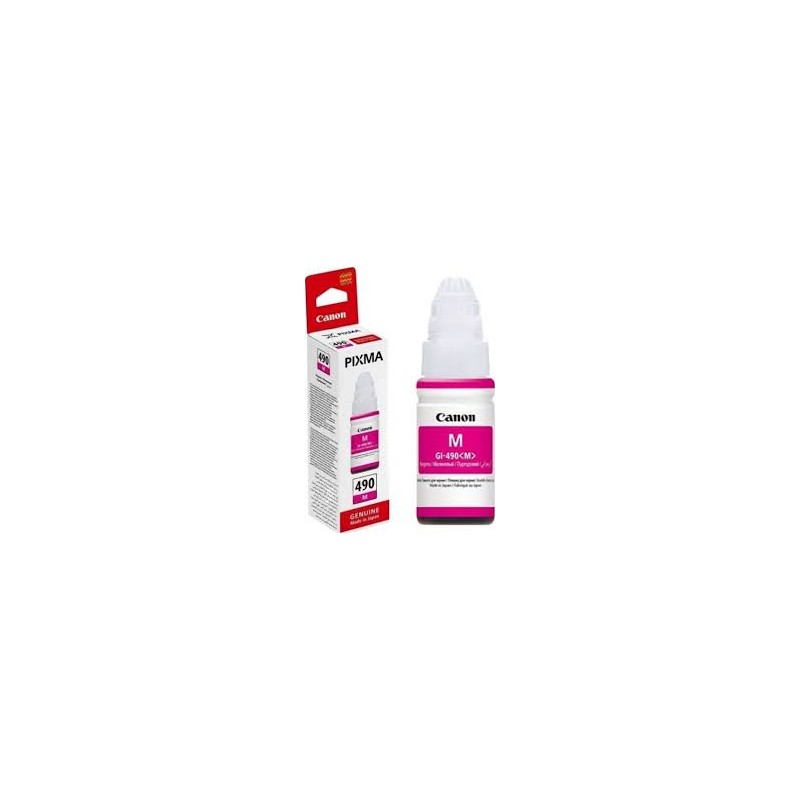 CARTUCCIA ORIGINALE CANON MAGENTA GI490 0665C001 GI490M Pixma G1400 G2400