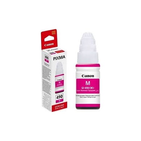 CARTUCCIA ORIGINALE CANON MAGENTA GI490 0665C001 GI490M Pixma G1400 G2400