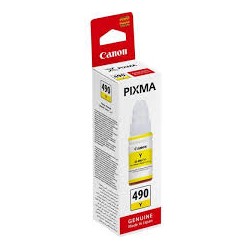 CARTUCCIA ORIGINALE CANON GIALLO GI490 0666C001 GI490Y Pixma G1400 G2400