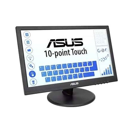 MONITOR TOUTCH ASUS VT169HE 15.6" LED IPS FullHD 60Hz Touch a 10 punti Risposta 5 ms 90LM09V1-B01170
