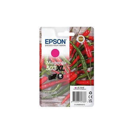 CARTUCCIA ORIGINALE EPSON 503XL MAGENTA C13T09R34010 WorkForce WF-2960DWF