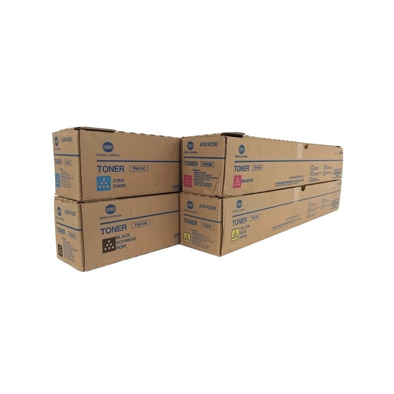 TONER ORIGINALE KONICA MINOLTA DEVELOP TN-619M TN619M MAGENTA A3VX350 A3VX3D3