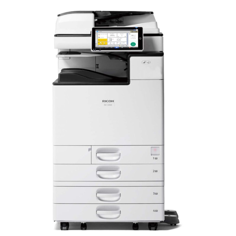 FOTOCOPIATORE DIGITALE RICOH IMC5500 REVISIONATO CON ADF F/R 1 ANNO DI GARANZIA RETE SCANNER FAX