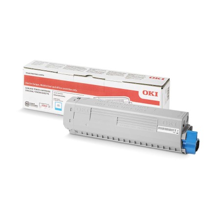 TONER ORIGINALE OKI 47095703 C824 C834 C844 CIANO 5k