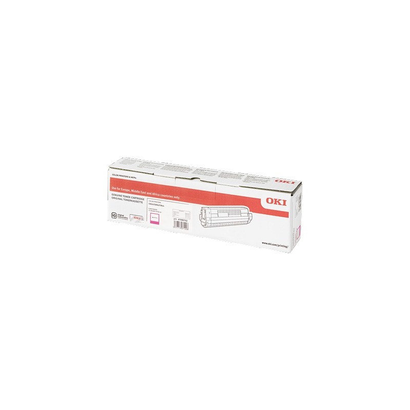 TONER ORIGINALE OKI 47095702 C824 C834 C844 MAGENTA 5k