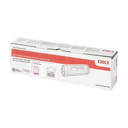 TONER ORIGINALE OKI 47095702 C824 C834 C844 MAGENTA 5k